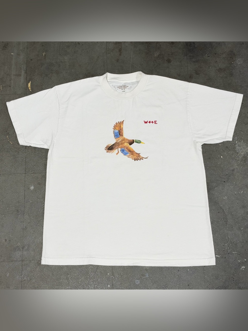 William Ellery Men’s Heavyweight Cotton Mallard T Shirt XL Duck Made In USA
